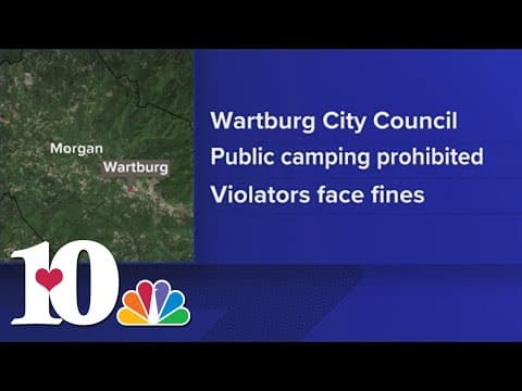Wartburg passes ordinance that prohibits sleeping and camping on public property