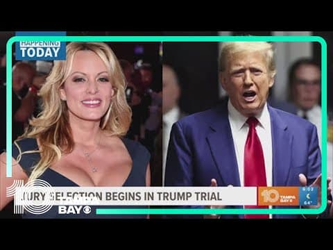 Trump's hush-money criminal trial starts with jury selection