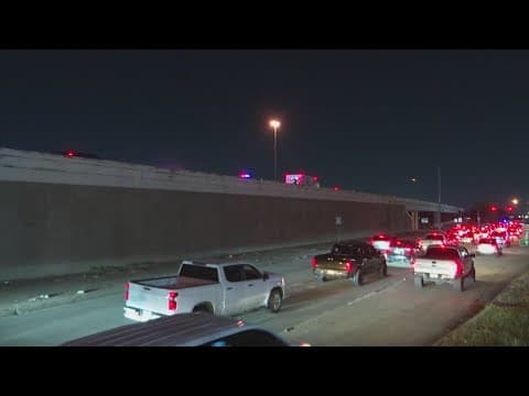 Woman falls off overpass on Eastex Freeway after being hit by car, Houston police say