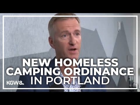 Portland eyes new restrictions on homeless camps