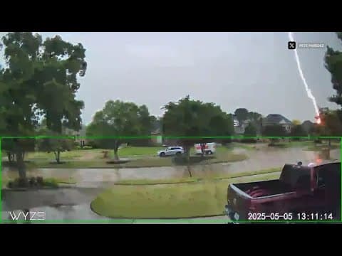 Lightning strike hits Texas home with family inside, but kindness is striking back