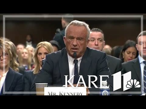 RFK Jr. grilled at his Senate confirmation hearing