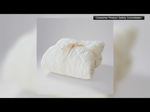 Mattress pads recalled for fire hazard concerns