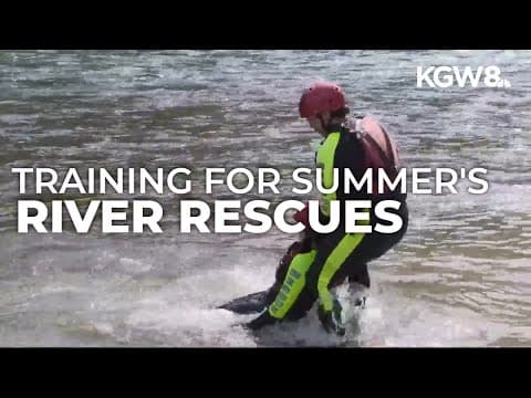 AMR lifeguards practice river rescue scenarios as summer approaches