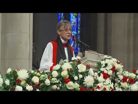 Washington bishop delivered pointed sermon to President Trump