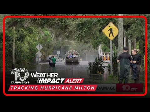 High-water rescues take place at Tampa assisted living facility