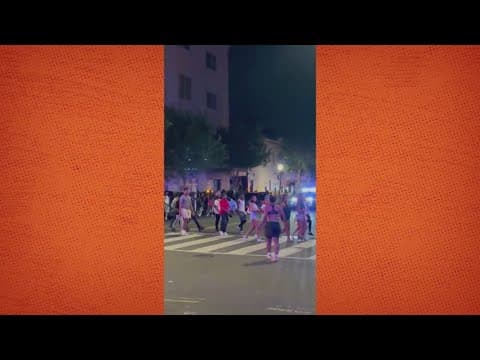 Police disperse crowds on U Street