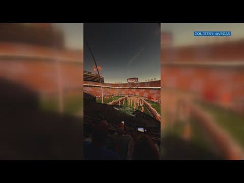 Las Vegas Sphere shows Vols at Neyland Stadium during Kenny Chesney's performance