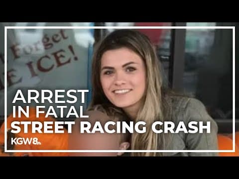 Driver arrested for street racing crash that killed woman waiting for bus