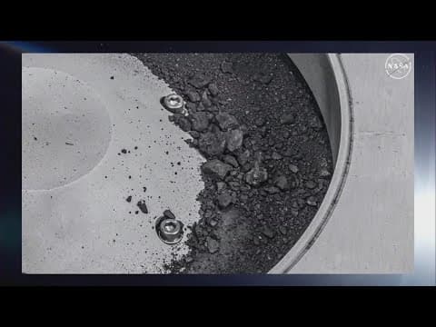 NASA unveils asteroid sample brought back to Earth from deep space