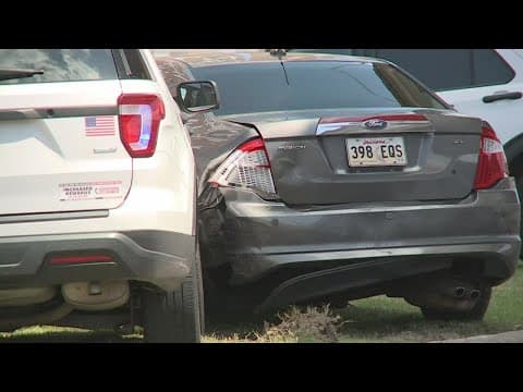 Chase across CCC leaves 6 wrecked vehicles, suspect captured