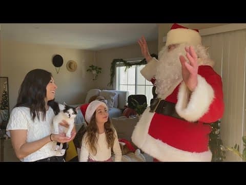 Surprise! Rancho Coastal Humane Society delivers kitten to unsuspecting 9-year-old girl