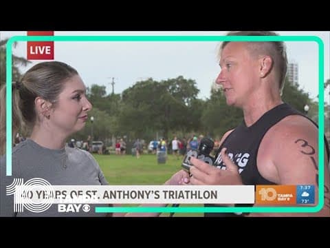 St. Anthony's Triathlon continues despite rain chances