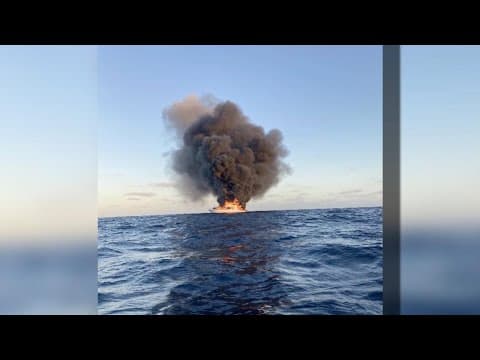 San Diegans saved at sea as flames engulfed fishing yacht off coast of Mexico