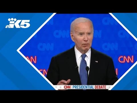 2024 presidential debate: Biden talks taxing rich to fund programs