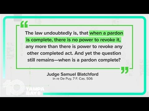 No, presidential pardons cannot be revoked once finalized