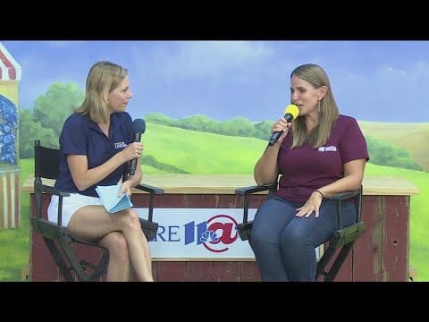 Minnesota State Fair Foundation talks preparing different projects at the KARE Barn