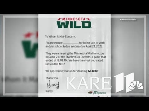 Minnesota Wild win 5-2 over Golden Knights, tying the series