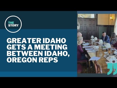 Oregon state lawmaker meets with Gem State counterparts to talk 'Greater Idaho'