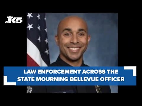 Law enforcement across the state mourning the loss of Bellevue officer