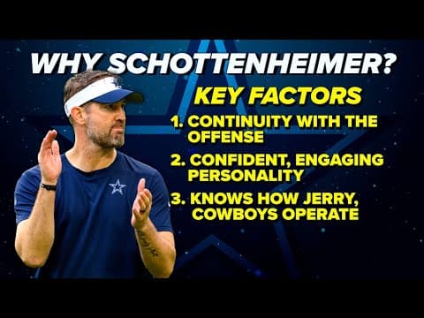 Why'd the Dallas Cowboys hire Brian Schottenheimer as their next head coach? Here are three reasons
