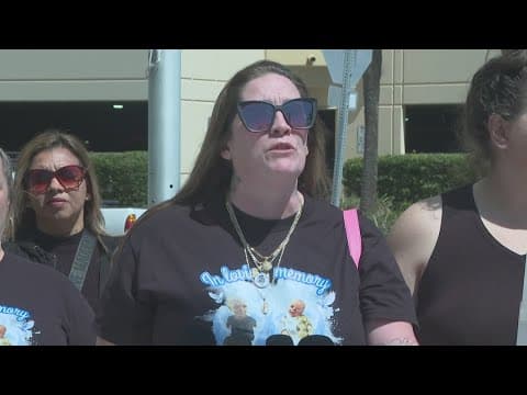 Protestors react after driver in hit-and-run that killed 2 children posts bond