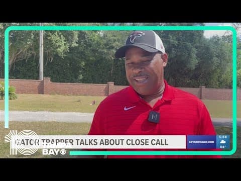 Trapper nearly bitten by alligator during removal