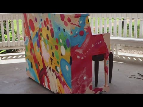 New pianos installed for 'make music day' in Frisco