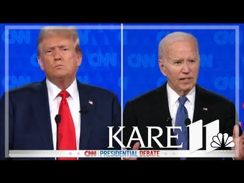 Presidential Debate: Biden calls Trump a "sucker" and "loser"