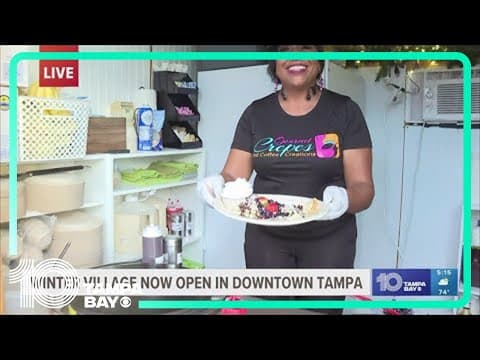 Winter Village now open in Downtown Tampa