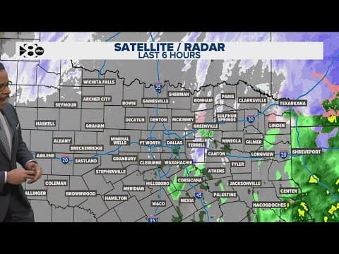 Last round of winter weather moves through North Texas Friday morning