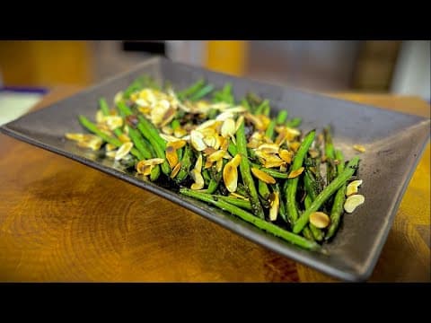 Blistered French Green Beans/Haricot Verts with Pancetta | Cooking with Styles