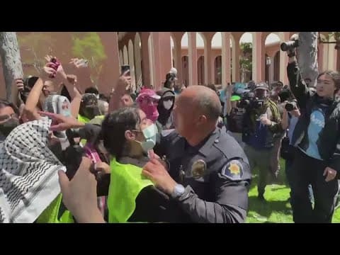 Pro-Palestine demonstrations continue across US college campuses