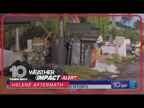 Relief efforts underway in Pasco County after Hurricane Helene