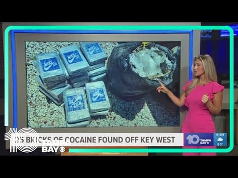 25 bricks of cocaine with fake Nike logos found by divers off coast of Key West, sheriff says