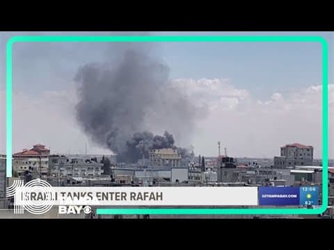 Israeli tanks enter Gaza side of the Rafah border
