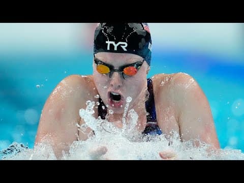 INTERVIEW: Lilly King reacts to near miss in 100-meter breaststroke