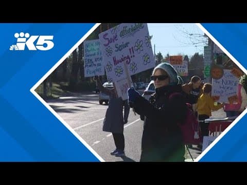 Residents and families protest Norse Home closure in Seattle