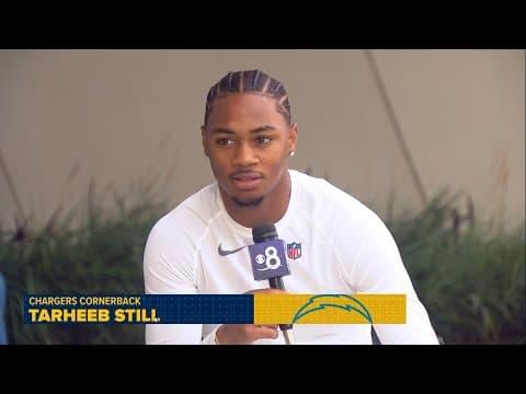 Tarheeb Still, Cornerback | In-depth interview from LA Chargers 2025 training camp