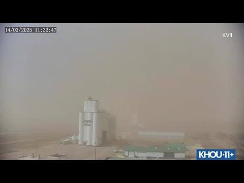 Video shows dust storm in Texas Panhandle