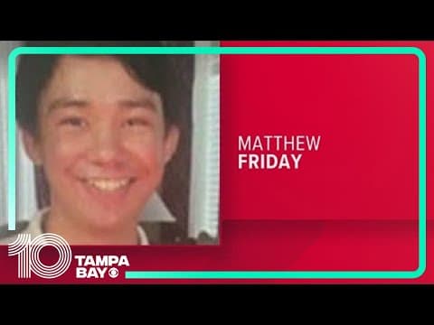 Authorities searching for missing 15-year-old boy out of Tampa