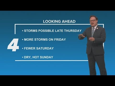 New Orleans Weather: Thursday night and Friday could see rainstorms, 90 degree heat returns