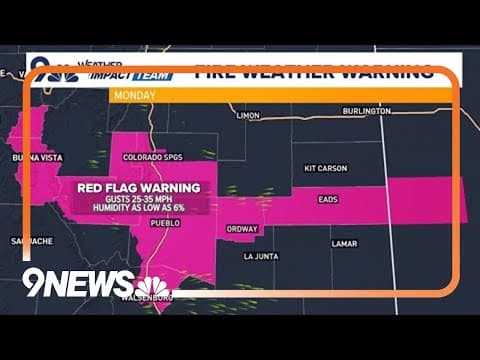 High fire danger in Colorado: Why the Red Flag Warning is so unusual