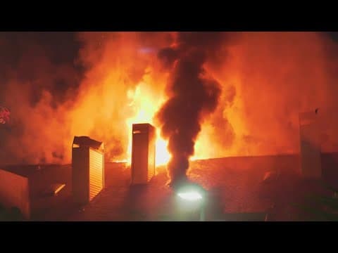 Dozens displaced after fire tears through Houston apartment complex