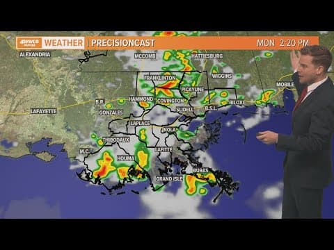 New Orleans Weather: Stormy afternoons return this week