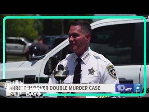 Bodycamera video shows arrest of double-murder suspect after overnight manhunt in Dover, Florida