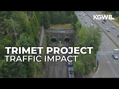 TriMet construction project to close MAX Blue, Red lines through Robertson Tunnel