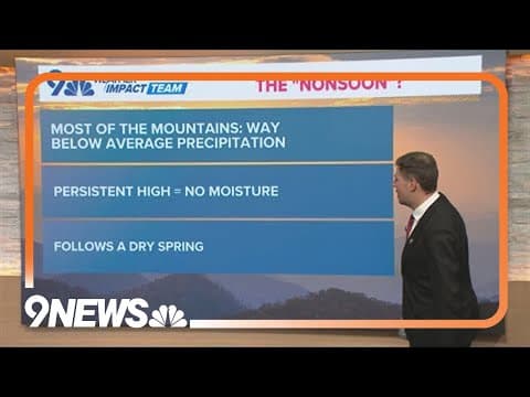 Slow start to monsoon season in Colorado