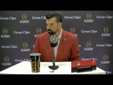 Ryan Day | Ohio State Media Day at CFP National Championship in Atlanta
