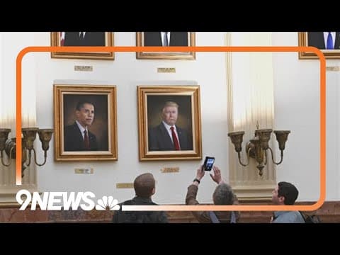 Trump's portrait removed from Colorado Capitol wall